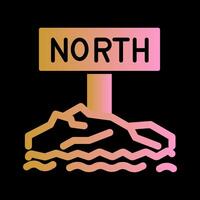 Northpole Icon Design vector