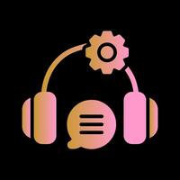 Technical Support Icon Design vector
