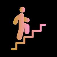 Career Ladder Icon Design vector