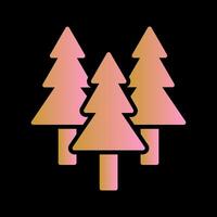 Evergreen Tree Icon Design vector