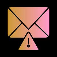 Message Alert Icon Design vector