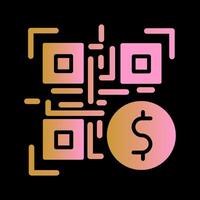 QR Code Payment Icon Design vector