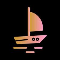 Sailboat Icon Design vector