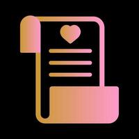 Wishlist Icon Design vector