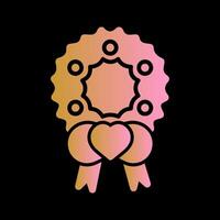 Wreath Icon Design vector