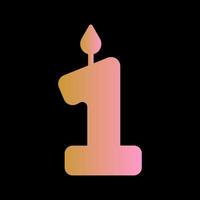 Age Number Icon Design vector
