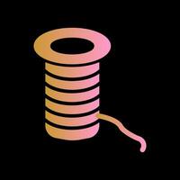 Thread Icon Design vector
