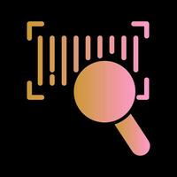 Barcode Database Icon Design vector