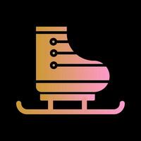 Ice Skating Icon Design vector