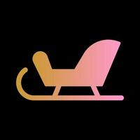 Sleigh Icon Design vector