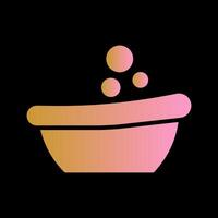 Bubble Bath Icon Design vector