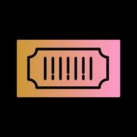 Barcode Price Icon Design vector