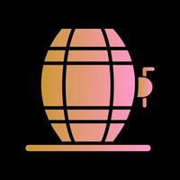 Wine Barrel Rack Icon Design vector