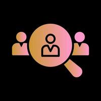 Recruitment Icon Design vector