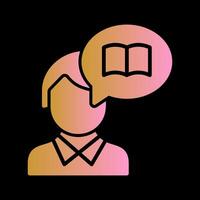 Storytelling Icon Design vector