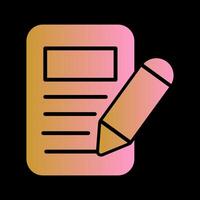 Copywriting Icon Design vector