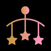 Crib Dreams Icon Design vector