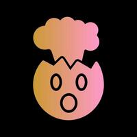 Exploding Head Icon Design vector