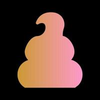 Pile of Poo Icon Design vector