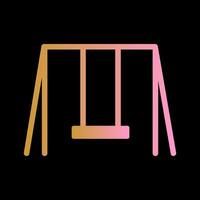 Swing Time Icon Design vector