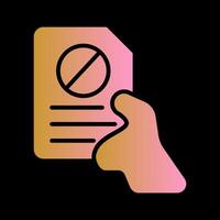 Resignation Icon Design vector