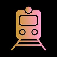 Railway Car Icon Design vector
