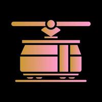 Tram Car Icon Design vector