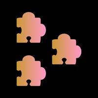 Puzzle Icon Design vector