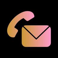 Support Email Icon Design vector