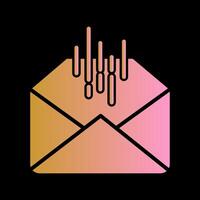 Mail Sorting Icon Design vector