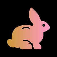 Rabbit Icon Design vector