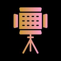 Photography Lighting Icon Design vector