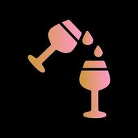 Wine Sip Icon Design vector