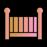 Nursery Cots Icon Design vector