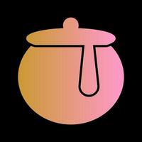 Honey Pot Icon Design vector