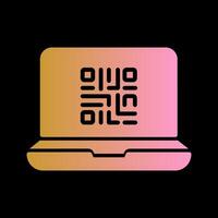 QR Code Scanner App Icon Design vector