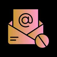 Junk Mail Icon Design vector
