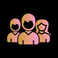 Group Photo Icon Design vector