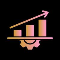 Performance Metrics Icon Design vector