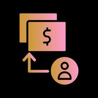 Compensation Package Icon Design vector
