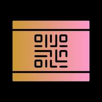 QR Code Business Card Icon Design vector