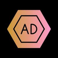 Ad Blocker Icon Design vector