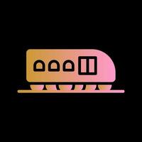 Monorail Icon Design vector