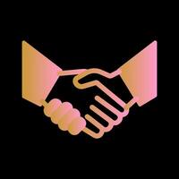 Handshake Icon Design vector