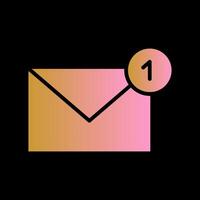 New Message Icon Design vector