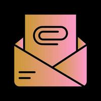 Attachment Clip Icon Design vector