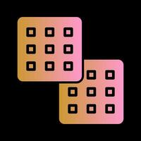 Waffle Icon Design vector