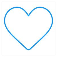 Heart and romantic icon concept vector
