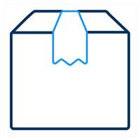 Parcel and parcel icon concept vector