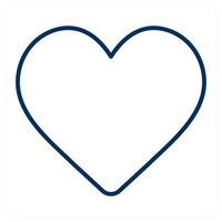 Heart and romantic icon concept vector